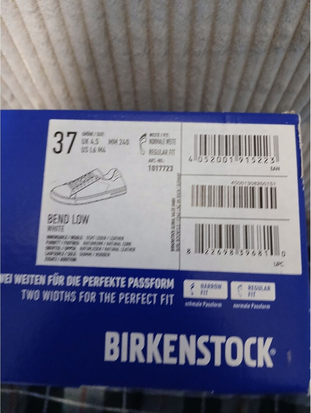 Birkenstock Bend Low White Leather Sneakers Size 37 - Picture 5 of 5
